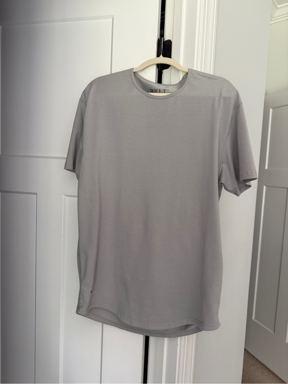 Bylt basics lux gray short sleeve top